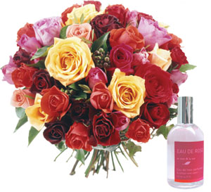Roses and fragrances multicolour 21 roses