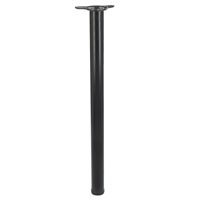 Round Breakfast Bar Leg Black