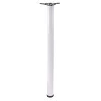 Round Breakfast Bar Leg White