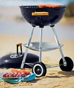 Charcoal bbq.Diameter 46.5cm.Self assembly: 1 person recommended.
