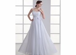 Unbranded Round-neck Halter Bow Belt Pleat Floor-length