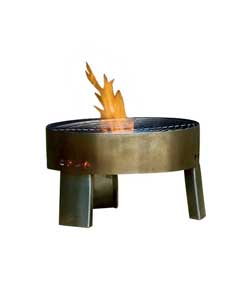 Unbranded Round Stainless Steel Firepit