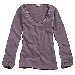 ROUND THE PIANO TEE - Size(8) ; Colour(PRUNE)