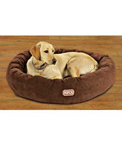 Just the right amount of comfort and support is provided by this semi-enclosed pet bed.Ideal for pet