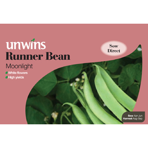Unbranded Runner Bean Moonlight Seeds