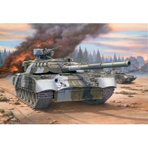 Unbranded Russian main battle tank T-80 UD plastic kit 1:35