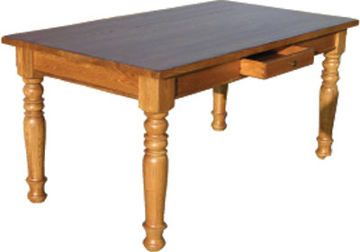 RUSTIC 7FT FARMHOUSE TABLE