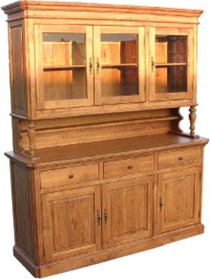 RUSTIC GLAZED DRESSER