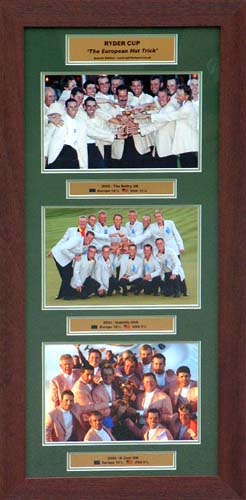 Unbranded Ryder Cup presentation - The European Hat Trick - 2002 2004 2006 WAS andpound;99.99