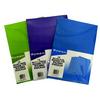 10 Foolscap Square Cut folders. Assorted colour pack