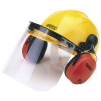 Helmet conforms to EN 397 Ear Defenders conform to PR EN 352-3 Visor conforms to EN 166-3B/EN 1731