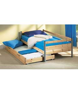 Sahara Single Daybed Trundle with Deluxe Mattress