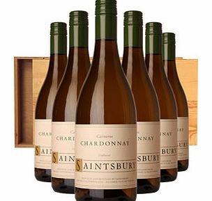 Unbranded Saintsbury Chardonnay Six Bottle Wine Gift in