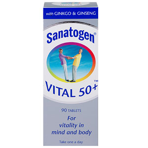 Sanatogen Vital 50 Plus Tablets BUY ONE GET 2nd AT HALF PRICE - Size: 90 x 2