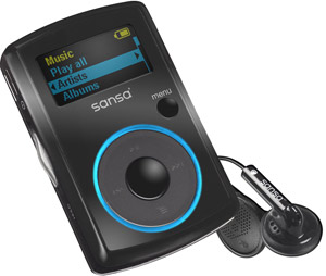Unbranded Sansa Clip - MP3 Player With Radio - 8GB Black - Sandisk