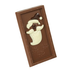 Our milk chocolate santa bar is the perfect stocking filler this Christmas