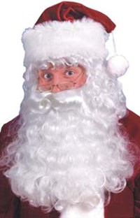Unbranded Santa Wig and Beard Set with Eyebrows