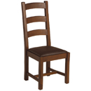 Sante Fe dark wood dining chair furniture