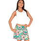 Sarah Jessica Parker style Bright Flower Print Mini Skirt