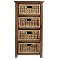 Sarasota 4 Drawer Chest - dark