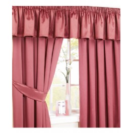 Sumptuous satin curtains (PAIR) in a choice of shimmering shades. Fully lined and ready-to-hang.Comp