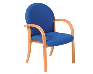 Unbranded Saturn beech veneer visitor chair