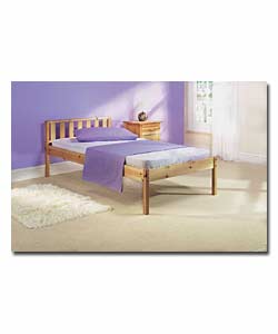 Scandinavia Solid Pine Single Bed with Deluxe Mattress
