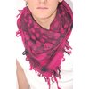 100 cotton woven skull detail large square scarf.