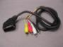 Scart plug to 4 x RCA Phono plugs. Stereo Audio In & Out. 1.5 metre