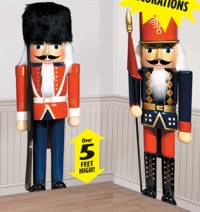These two toy soldiers from the famous ballet and story can stand guard at your Christmas party or l