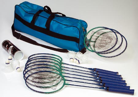 This badminton set is specially chosen with schools and clubs in mind