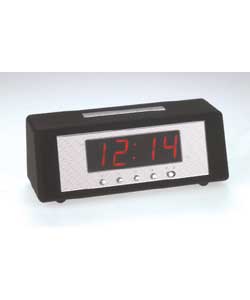 Science Museum Rubberised LED Mirror Clock