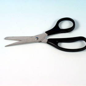 Unbranded Scissors with Coloured Plastic Handles Blunt/Sharp