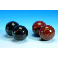 Unbranded Scottish Non-Biassed Carpet Bowls Pair - Brown
