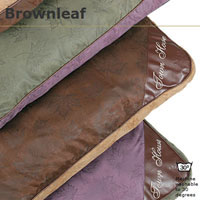 The Scruffs Town House dog bed collection has a faux suede cover with a subtle leaf pattern. Availab