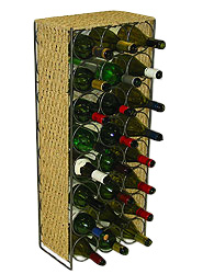 Seagrass 24 Bottle Wine Rack