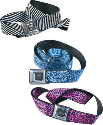 The classic Seat Belt Buckle Belt has been updated for a new season - grab these wicked prints while