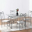 Seconique Arianna rectangular dining set furniture