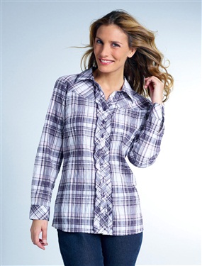 Unbranded Seersucker Fabric Checked Blouse