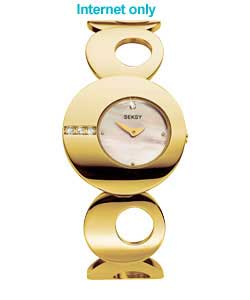 Unbranded Seksy Eclipse Gold Plated Ladies Watch
