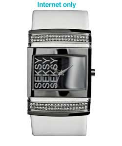 Unbranded Seksy Ladies White Leather Watch