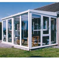 Self-Build Traditional Lean-To Full Height Conservatory SBL2-F White