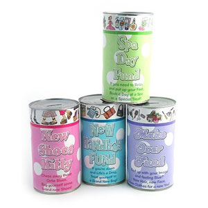 Unbranded Self Indulgent Savers Cash Cans