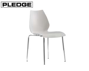 Unbranded Series 8500 shell chair white