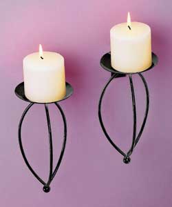 Height 19cm.Includes 2 ivory candles. Complete wit