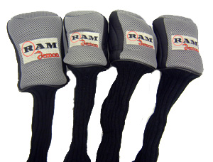 BRAND NEW IN BAGSet of 4 Ram Graphite Friendly Wood CoversFeatures include Long Neck design to give 