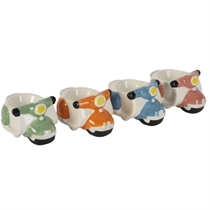 Unbranded Set of 4 Scooter Egg Cups