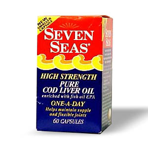 Seven Seas High Strength Cod Liver Oil Capsules - size: 120
