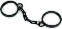 Slip over the wrists for the appearance of being chained up.  Chain hands together or chain one