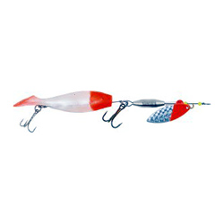 Unbranded Shad Spinner - Red Head - 55g - (Pack of 2)